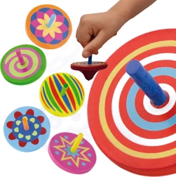 Spalvingas medinis suktukas VIGA