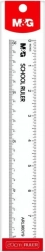 M&G Transparent Plastic Ruler 20 cm