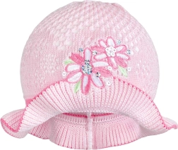 Megzta skrybėlaitė New Baby rožinė 3–4 metai