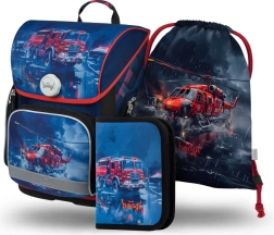 Mokyklinis rinkinys Gelbėtojai: kuprinė, penalas ir maišelis