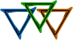 WAHU Triblade Boomerang – soft three-blade thrower for kids and adults