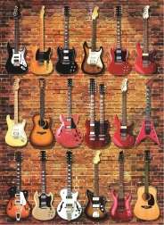 Dėlionė Anatolian gitarų kolekcija, 1000 dalių