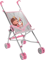 Umbrella Doll Stroller Unicorn Grey, foldable