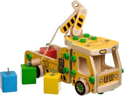 Wooden Crane Truck - Construction Set Lucy & Leo