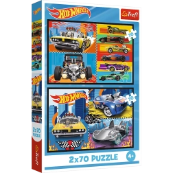 Dėlionė 2x70 Automobiliai Hot Wheels