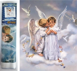Deimantinė tapyba Angeliukai 30 × 40 cm