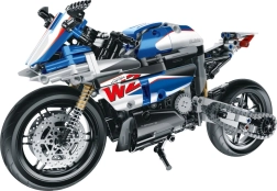 Mėlynas motociklo konstruktorius