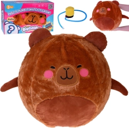 Didelis pliušinis kapibaros kamuolys 45 cm