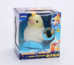 Kartojantis ir dainuojantis žaislinis papūga STEPPOS