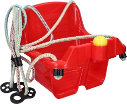 Vaikiškos plastikinės sūpynės – Raudona