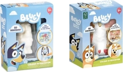 Bluey minkšta spaudoma (squishy) figūrėlė spalvinimui