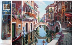 Deimantinis tapymas „Venecijos tiltas“ 30 × 40 cm