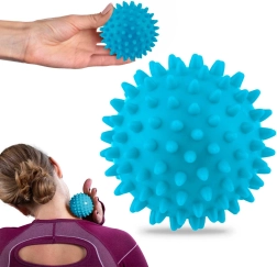 Masažinis ir fitneso kamuoliukas 7,5 cm – mėlynas