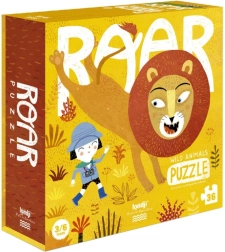 Londji dėlionė Laukiniai gyvūnai, 36 vnt.