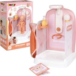 Smoby Baby Nurse dušo rinkinys lėlėms iki 40 cm su priedais