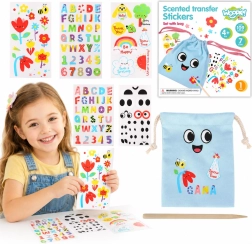 Woopie Art&Fun kūrybinis rinkinys rankinei dekoruoti lipdukais