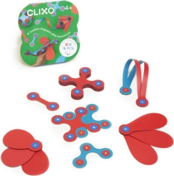 Clixo itsy flamingo & turquoise magnetinė konstruktorių sistema 18 vnt.