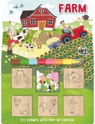 Stamp Set Farm with Crayon