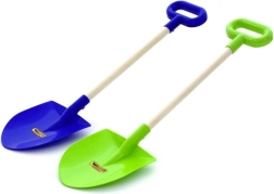 Plastikinis kastuvėlis su medine rankena POLESIE 61 cm