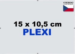 Euroclip rėmelis 15x10,5 cm iš organinio stiklo (plexi)