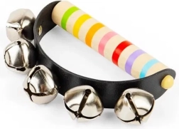 Varpeliai su medine rankena BIGJIGS TOYS