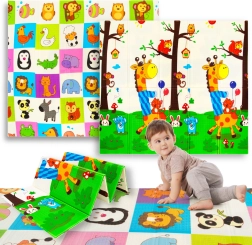 Humbi dvipusis sulankstomas XPE putų kilimėlis 200 × 180 × 1 cm