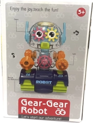 Robotas su šviesos ir garso efektais vaikams