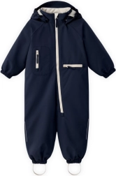 Leokid Ulli transitional kids snowsuit navy fin size 116 (6–7 years)
