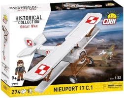 Lėktuvo konstruktorius Nieuport 17 C.1 – istorinis dvisparnis lenkiškomis spalvomis (1:32)
