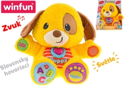 Educational talking doggy Puppy with light and sound 33 cm