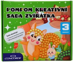 Pompom kūrybinis rinkinys gyvūnėliai
