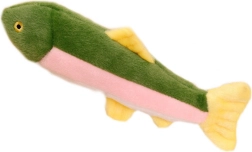 Spalvota pliušinė žuvelė su cypuku 30 cm