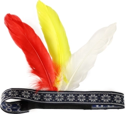 Indėniška galvos juosta su plunksnomis suaugusiesiems