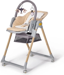 High Chair and Recliner 2-in-1 KINDERKRAFT Lastree Wood Premium
