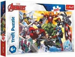 Dėlionė 100 detalių Marvel Avengers – Avengers galia