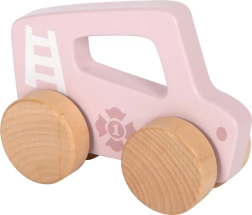 Wooden Pink Push Car