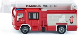 Siku Super gaisrinės automobilis MAGIRUS MULTISTAR su teleskopine strėle 1:87