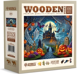 Medinė dėlionė WOODEN CITY Helovino pilis 1010 dalių
