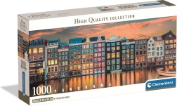 Clementoni panoraminė dėlionė „Rytas Amsterdame“ 1000 detalių