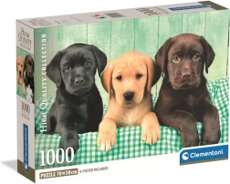 Puzzle 1000 Clementoni – Three Labradors HQC