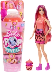 Barbie Pop Reveal Bubble Tea mango – lėlė su staigmena