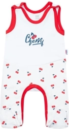 Cotton Footed Romper NEW BABY Cherry for Baby