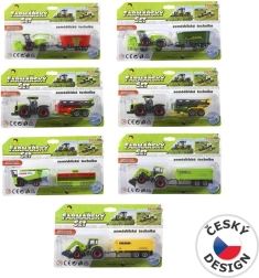 Agricultural toy on a card 18 cm