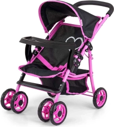 Children's sports doll stroller Milly Mally Kate Prestige Black
