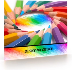 Skaičių dėklai pirmokams Pastelės