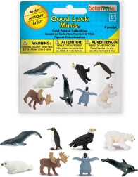 Safari Ltd. Arktis – Good Luck Minis funpack mini gyvūnų figūrėlės (8 vnt.)