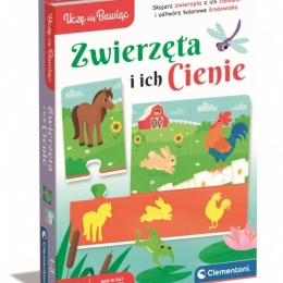 Dėlionė „Gyvūnai ir jų šešėliai“ CLEMENTONI „Mokausi žaisdamas“