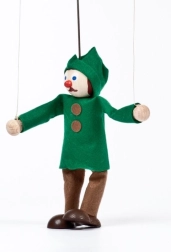 Gerlich medinė lėlė medžiotojas Miloš 12 cm