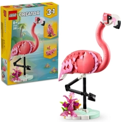 LEGO Creator 3 iš 1 31170 Laukiniai gyvūnai: Rožinis flamingas