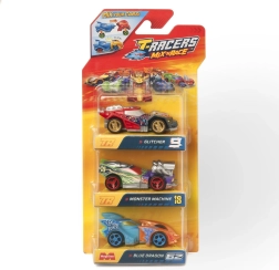 T-Racers Mix 'N Race automobiliai 3 vnt.